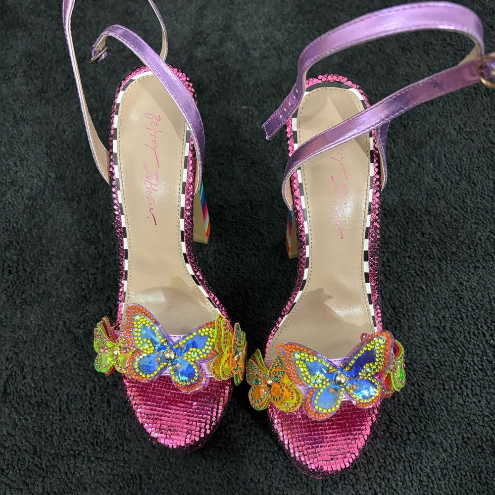Betsy Johnson shoes worn once great condition